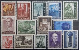 Österreich ex. Kat. 870-1032 ** 1948/57 Kat. 138 Euro