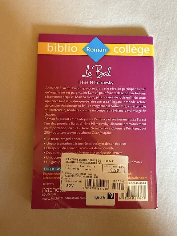 Bücher: le Bal (Französisch) – Gebraucht aus Sarnen von ale_7ph7 1