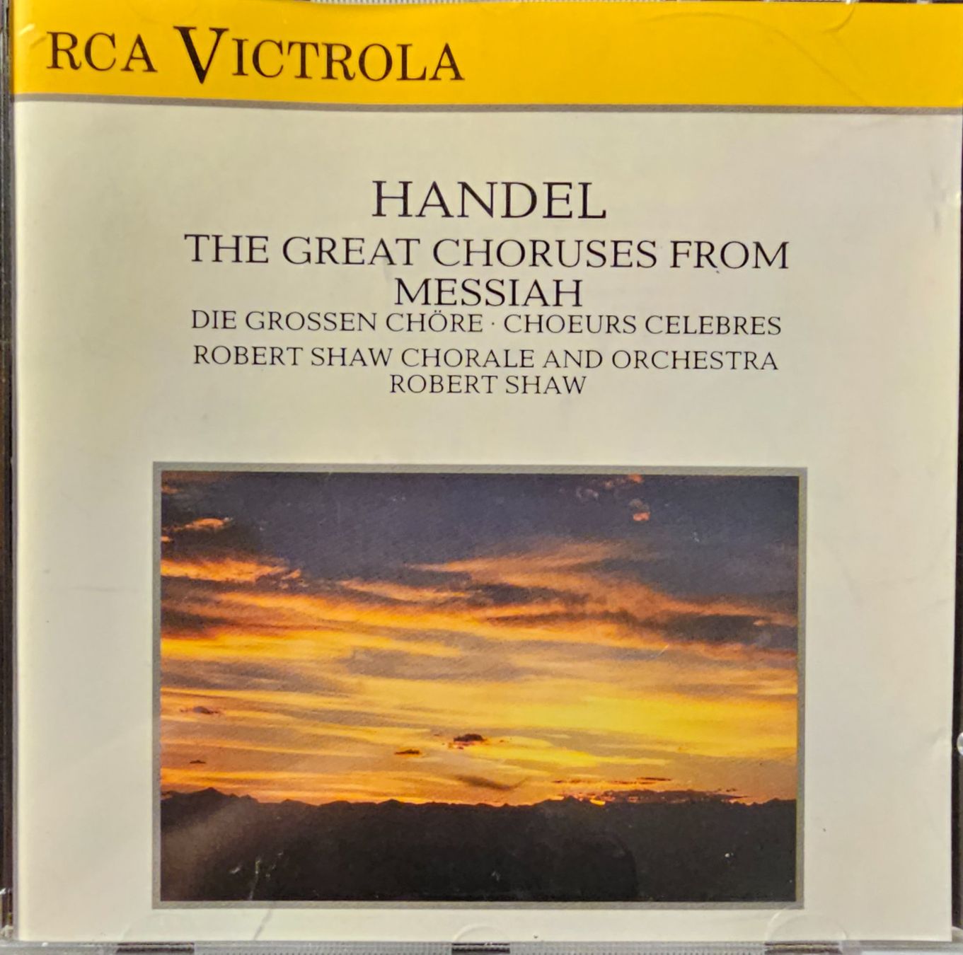 CD: Händel, Robert Shaw - Messiah - Great Choruses – Usato da Wahlen b. Laufen venduto da Cg10