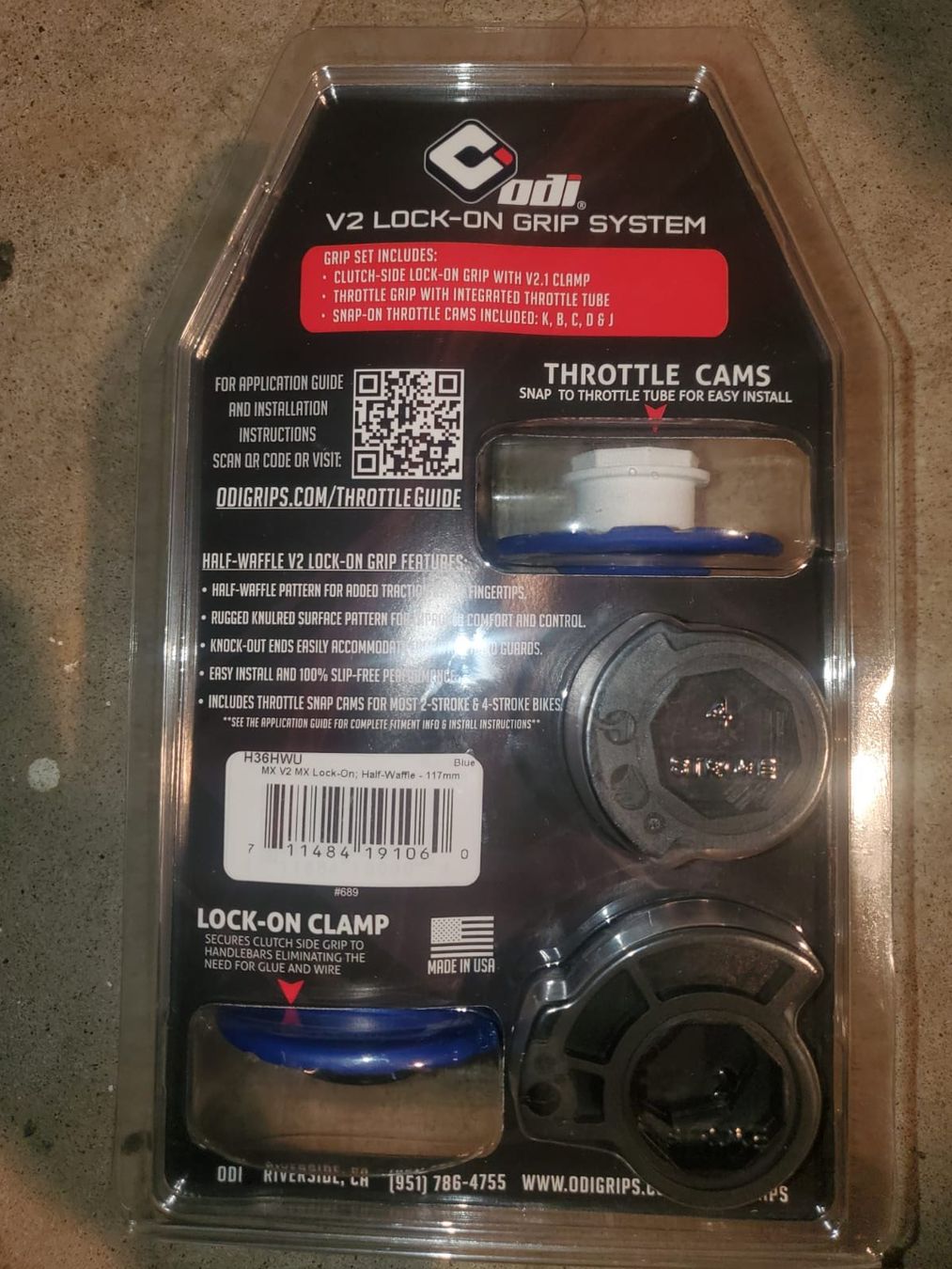 Alle Motorradersatzteile: Lenkergriffe ODI Half Waffle Lock-on – Neu und originalverpackt aus Niederdorf von dome95 2