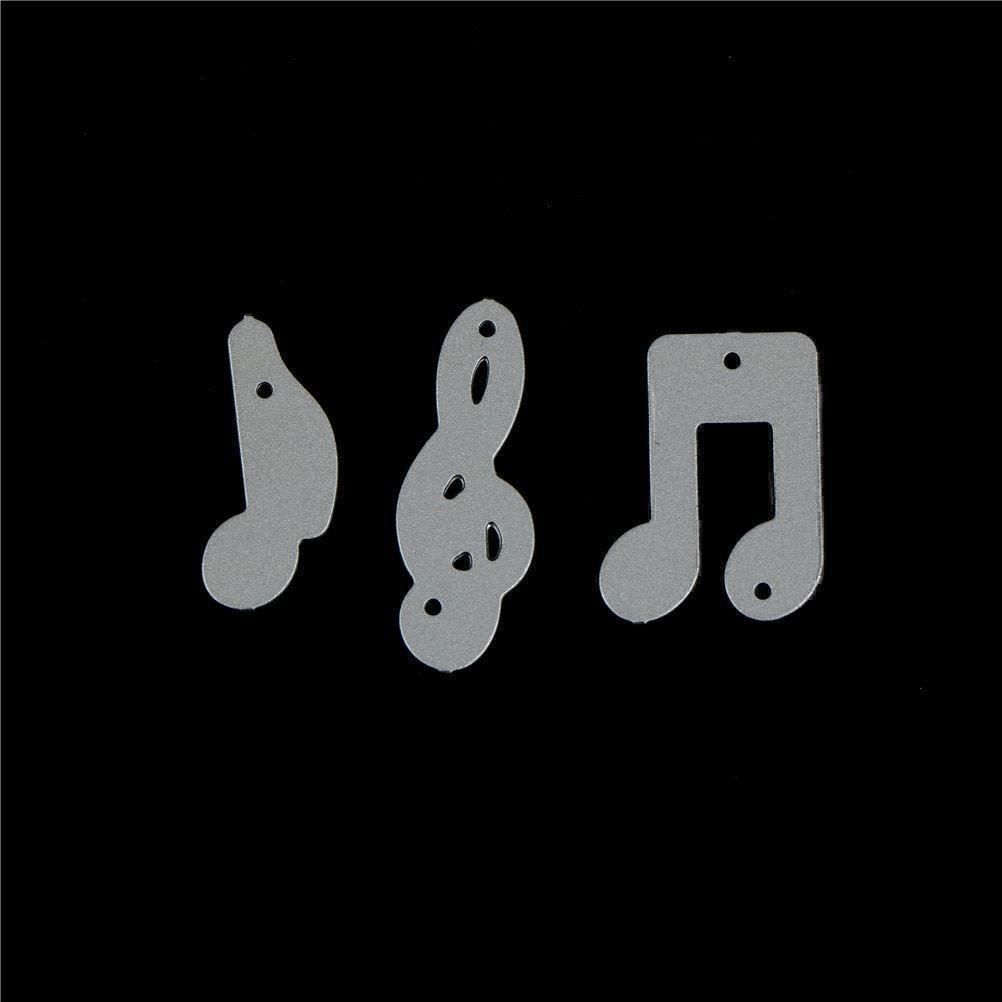 Schablonen: MUSIKNOTEN MINI 3-TEILIG STANZSCHABLONE – Neu und originalverpackt aus Affoltern am Albis von scrapbooking 2