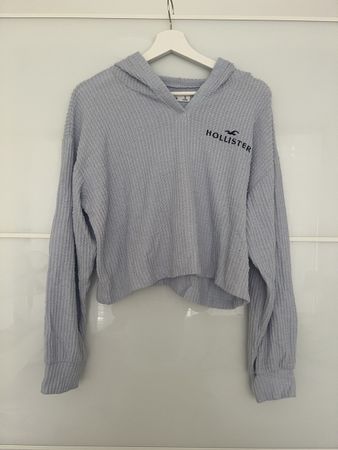 Hollister Hoodie Crop Waffel Grösse S 