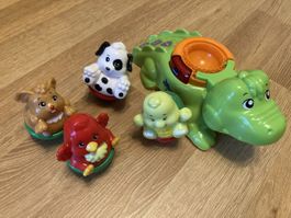 Vtech Zoomizooz Krokodil mit Zubehör