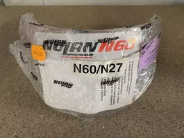 Visiera casco Nolan N60/N27 trasparente