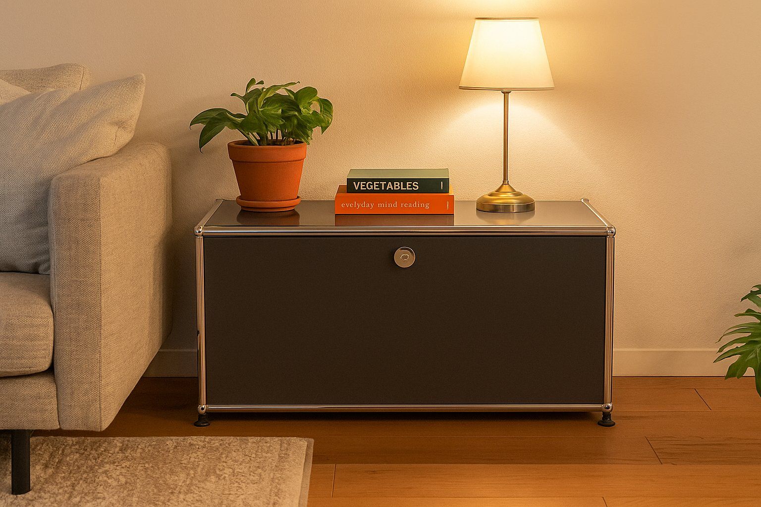 USM Scaffali: USM Haller Sideboard in Anthrazitgrau #1086 – Usato da Affoltern am Albis venduto da ModulaireAG 2