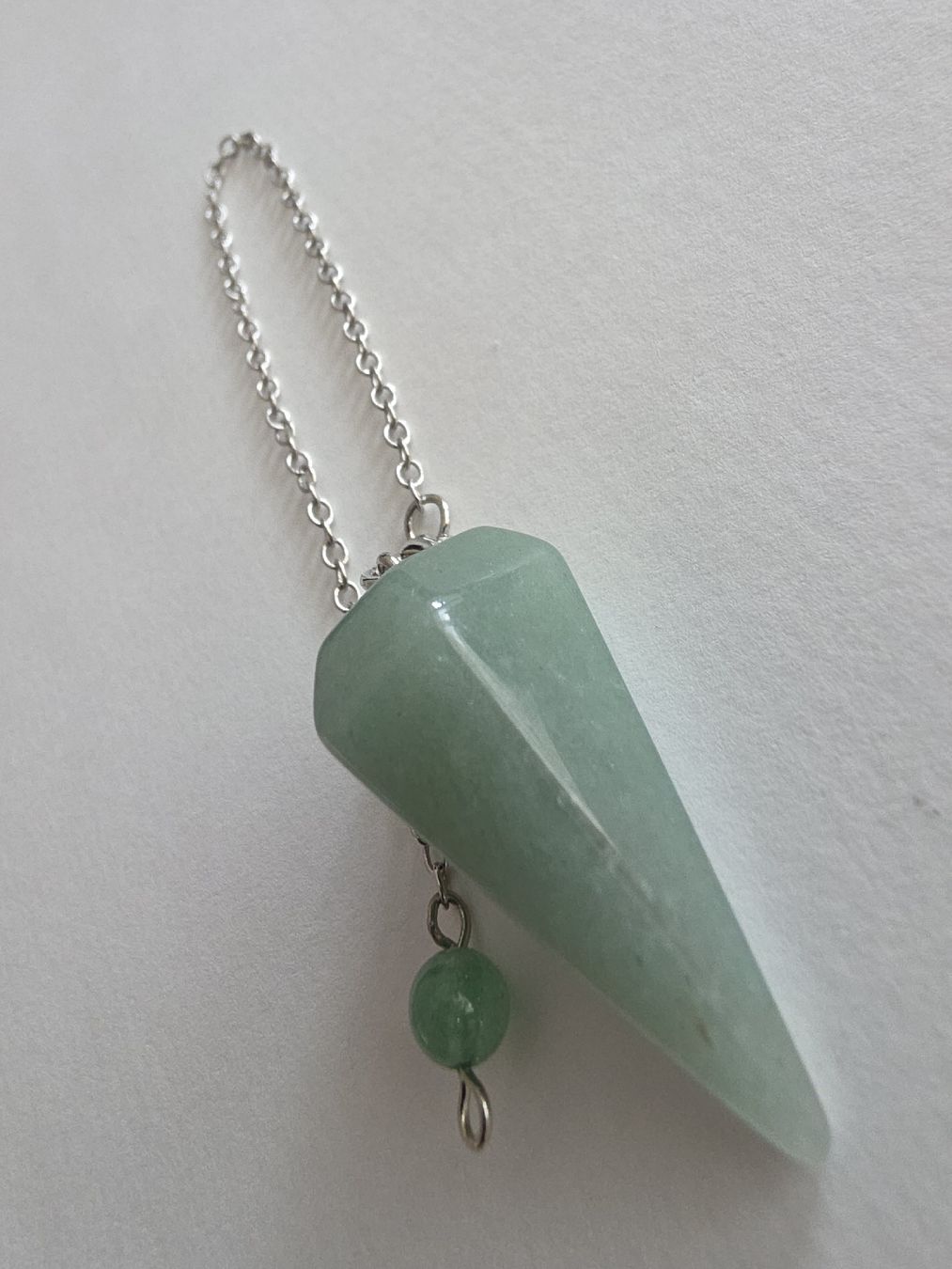Minerali & Pietre curative: Pendel Aventurin ca. 3,5 x 2cm. – Nuovo e nell'imballaggio originale da Menziken venduto da Mirager 2