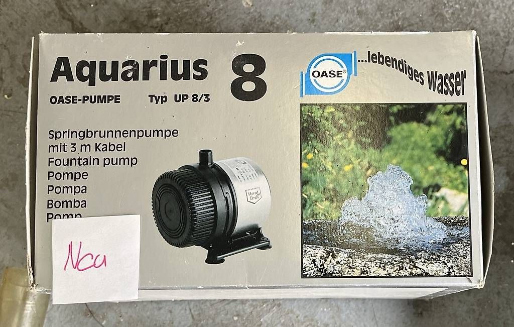 Oase Pompe & Parti di ricambio: neue OASE Teichpumpe – Nuovo e nell'imballaggio originale da Balzers venduto da APE03