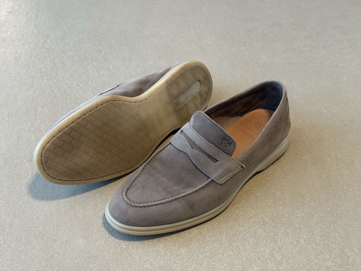 Benci Brothers Chaussures hommes: Benci Loafer Wildleder Grau Grösse 42 – D'occasion à Rotkreuz par DanijelBarisic 1