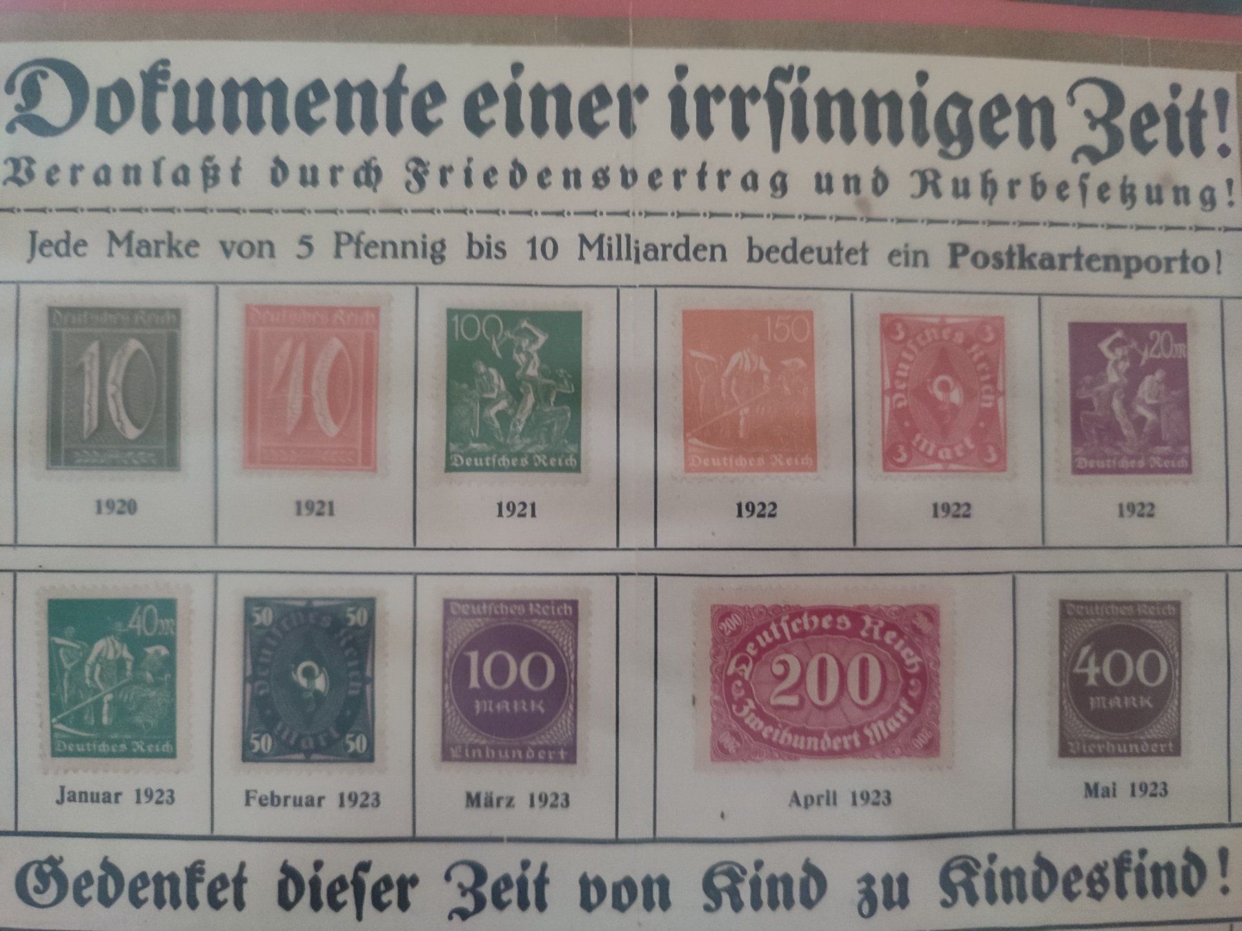 Alle Briefmarken: Deutsches Reich 1920 bis 1923 Briefmarken – Neu (gemäss Beschreibung) aus Waltenschwil von Bodensee84 1