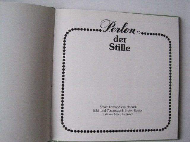 Libri: Perlen der Stille – Nuovo e nell'imballaggio originale da Schachen LU venduto da moepsli5 1