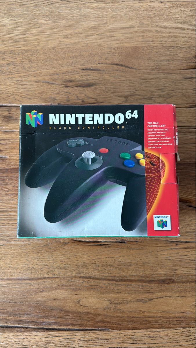 Nintendo Controller: Nintendo 64 Controller Schwarz Originalverpackung – Usato da Lenzburg venduto da eyworld