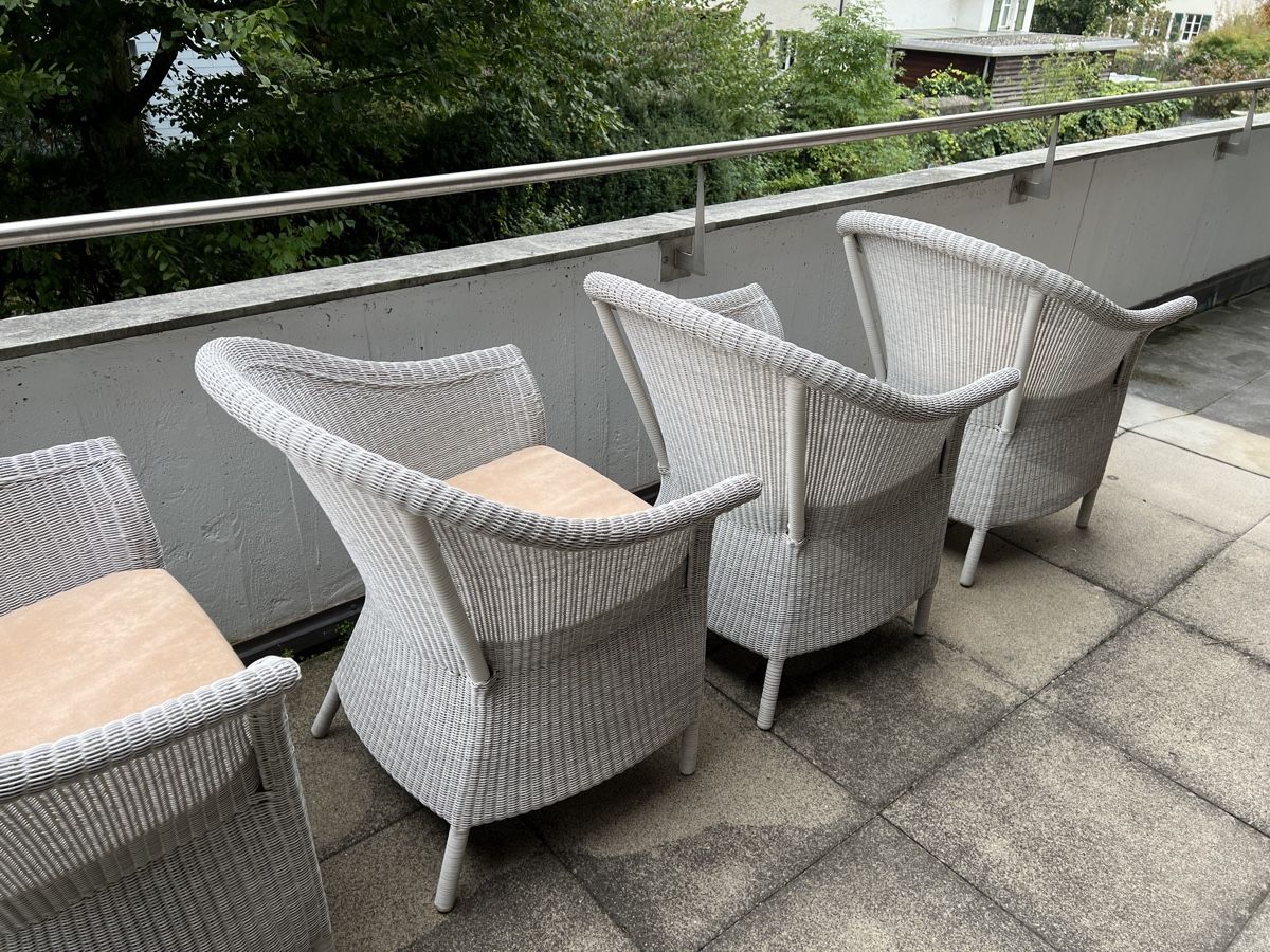 Pfister Sessel: 6 Gartensessel mit Alcantara Sitzpolster – Gebraucht aus Bern von autobox77 4