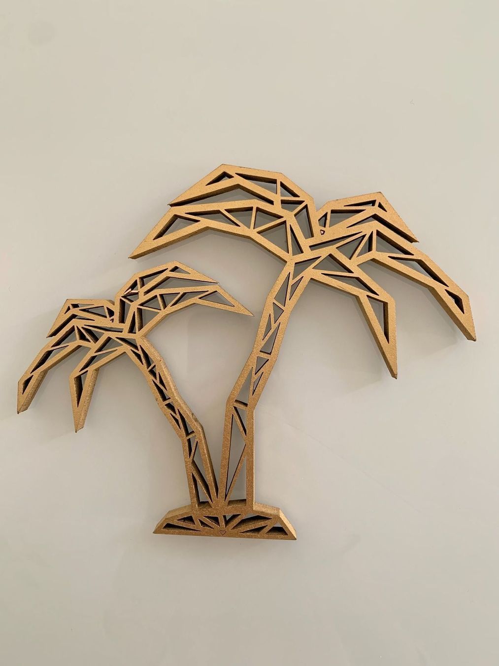Alle Dekorationen: Goldene 3D Palme von NO Gallery – Gebraucht aus Bern von Fraeuleinhonig 1