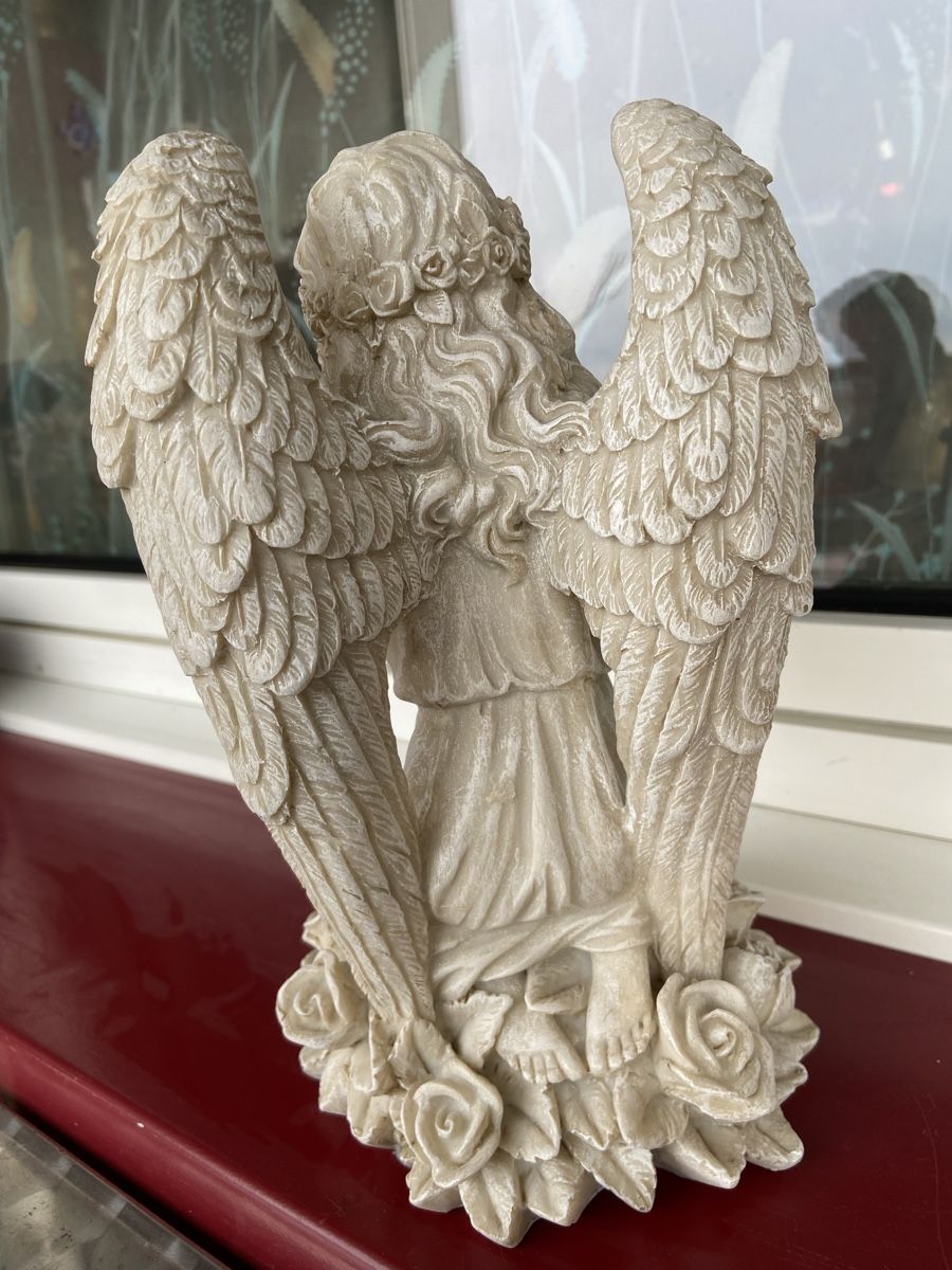 Figuren: Engel Rosenengel Taube Kunstharz 25cm – Neu (gemäss Beschreibung) aus Diessenhofen von Mariannrosa 2