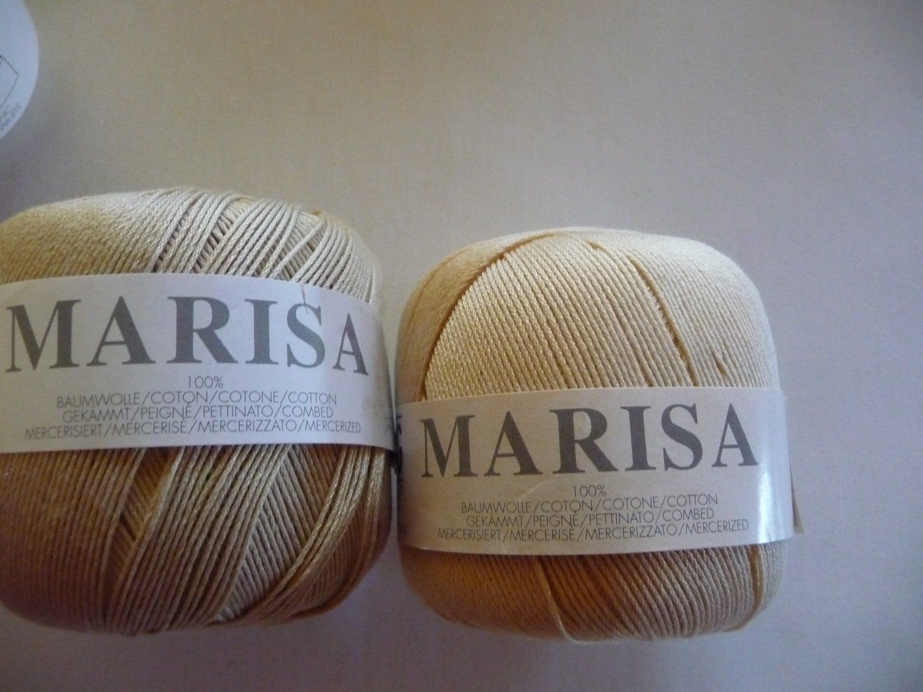Lang Yarns Lana: 6 Knäuel Marisa Baumwolle – Nuovo (secondo la descrizione) da Kirchberg BE venduto da lavendel02 1