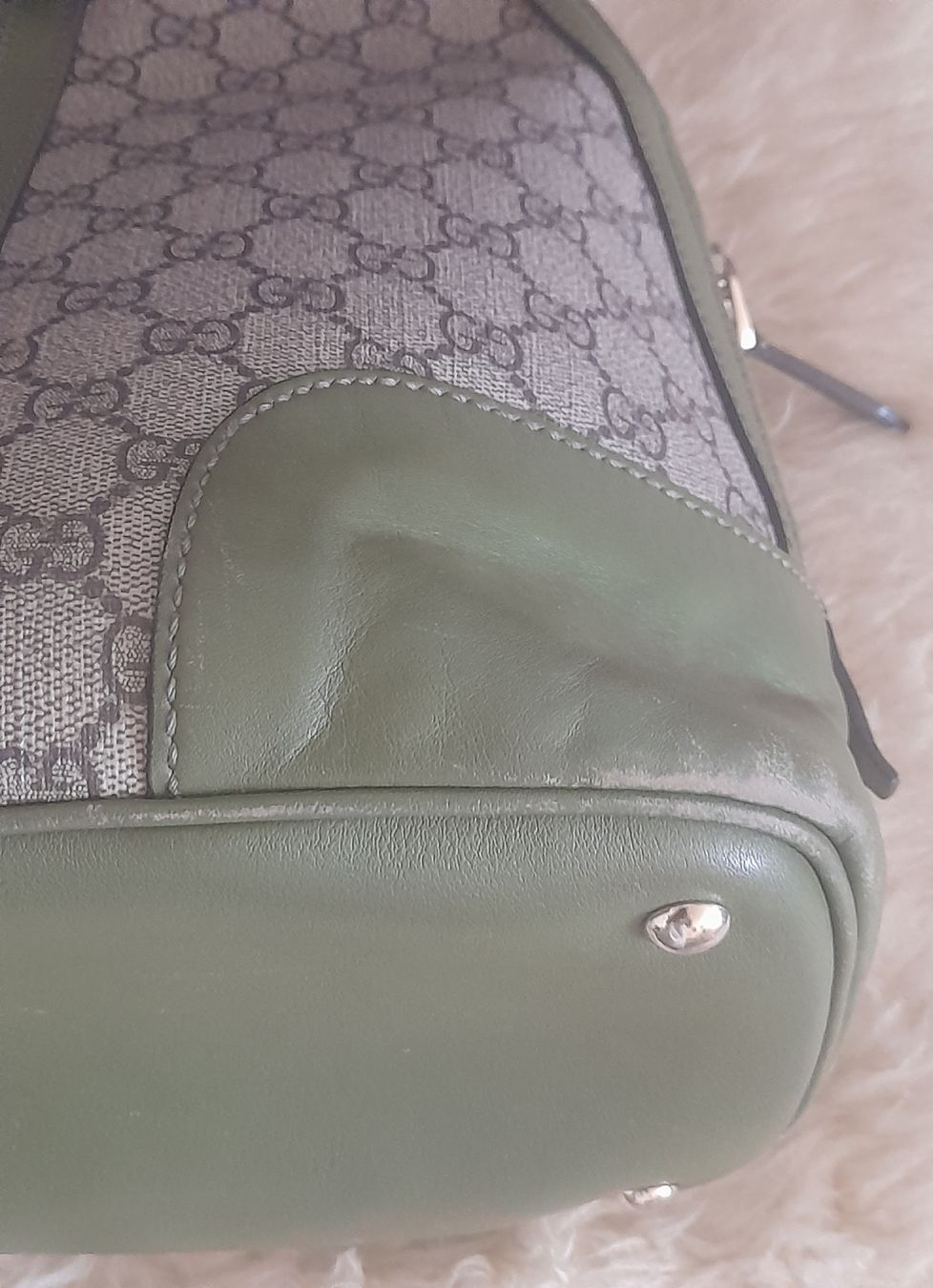 Gucci Borse da donna: Sac Gucci en toile et cuir.  – Usato da Lausanne venduto da Glam-Luxe 6