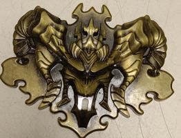 Kultiger Drachenkopf Wanddeko Metall(em79)