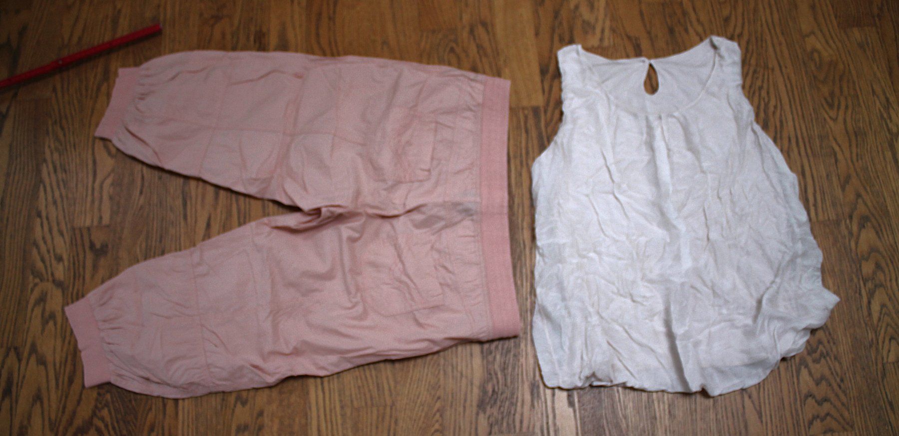 Kleiderpakete: Sommer Set: Top & Hose, Gr. 44, Pastellrosa, – Gebraucht aus Hüttwilen von pinti55 7
