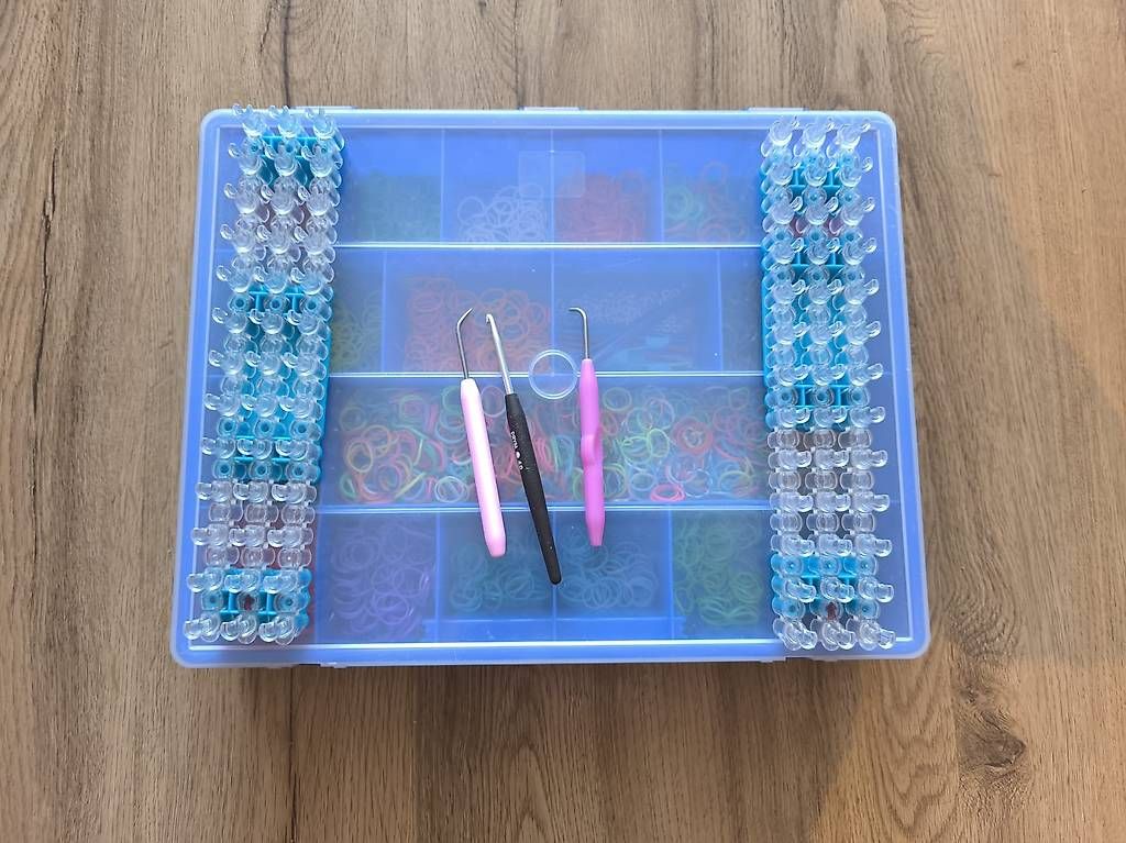 Giocattoli: Loom Kasten + 2 Webstühle – Usato da Bauma venduto da Chantal07 1
