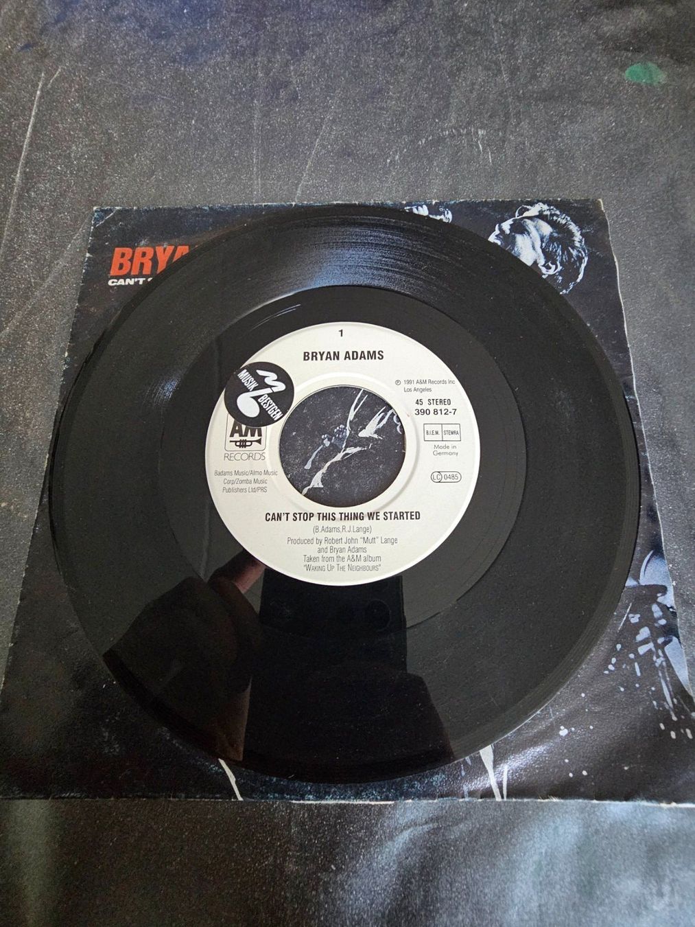 Dischi in vinile: Vinyl, 7" LP - Bryan Adams, Can't Stop This Thing We Started – Usato da Biberist venduto da Foolio0 2