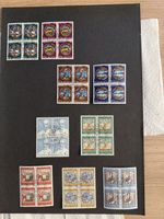 Pro Patria 4er Block mit ET Zentrumsstempel Jahresserie
