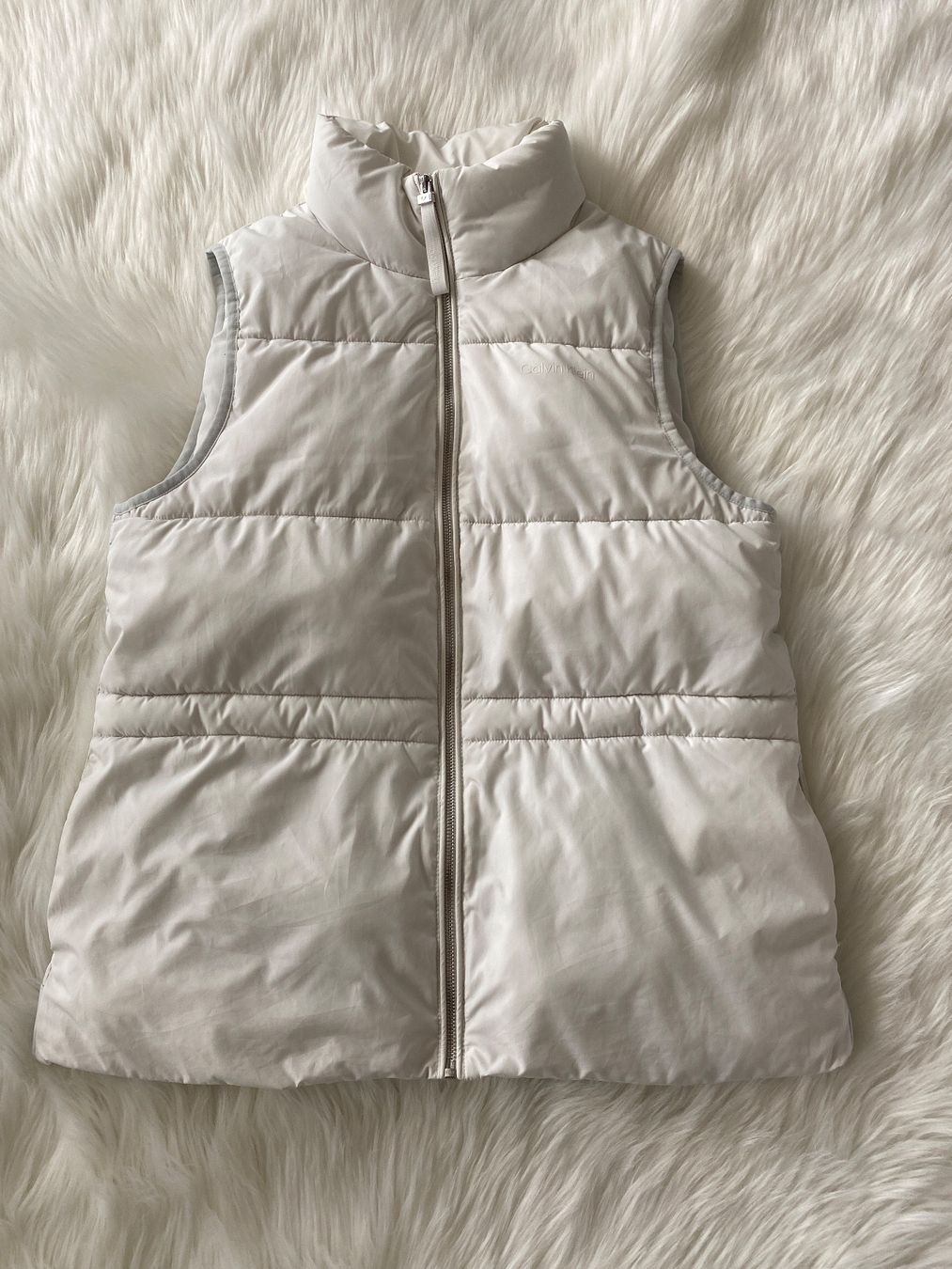 Calvin Klein Gilet & Giacche senza maniche: Weste Calvin Klein Beige M – Usato da Duebendorf venduto da Alexandertreyer