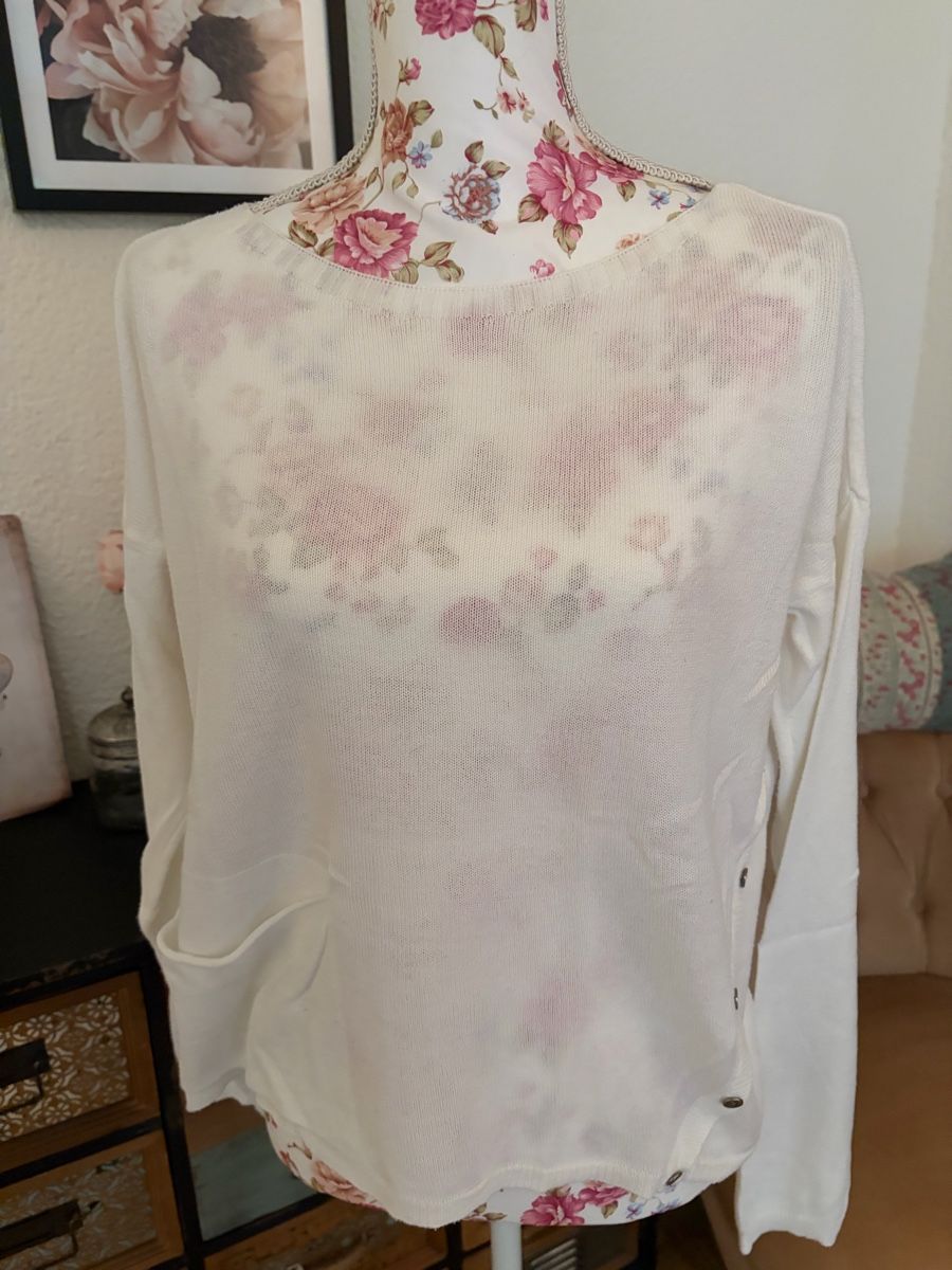 Maglioni & Felpe: Pullover weiss Baumwolle S/M – Usato da Schönenberg ZH venduto da Pfupfli1 5