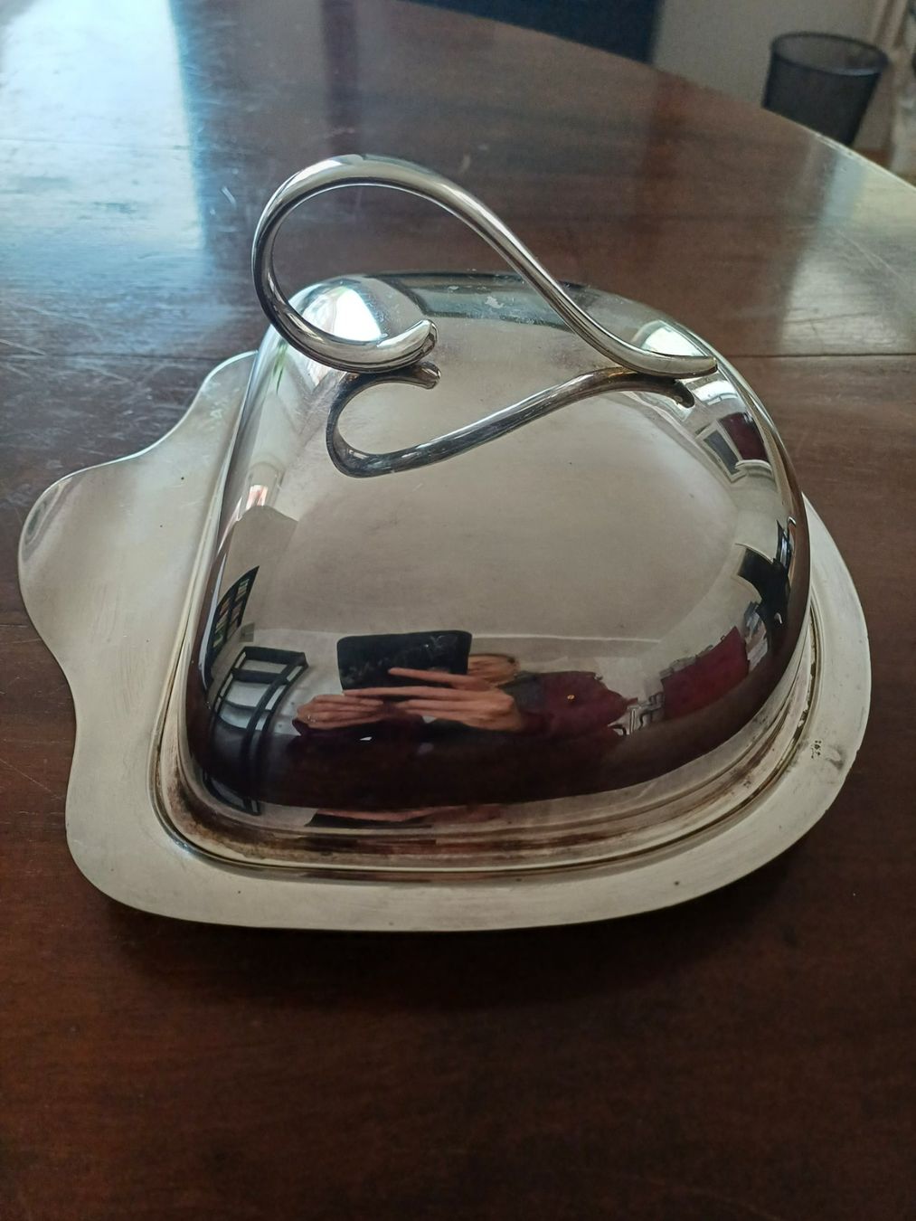 Behälter & Ähnliches: Elegante Käsedeckel / Speisehaube, versilbert – Gebraucht aus Zürich von carolina71 2