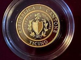 TESSIN 13gr GOLD 25gr SILBER 3 MÜNZEN LIMITIERTE AUFLAGE!!!!