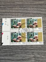 Pro Patria 1998, Rheintal SG Briefmarken, Viererblock! (57)