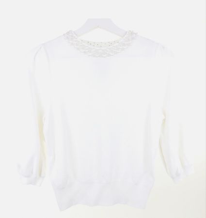 H&M - Pull blanc - taille S