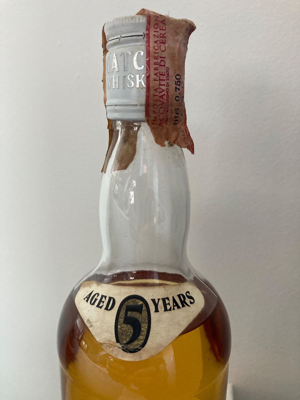 Spirituosen: Match 5 years Whisky von ca 1985 – Neu (gemäss Beschreibung) aus Roggwil BE von Maui2000 2
