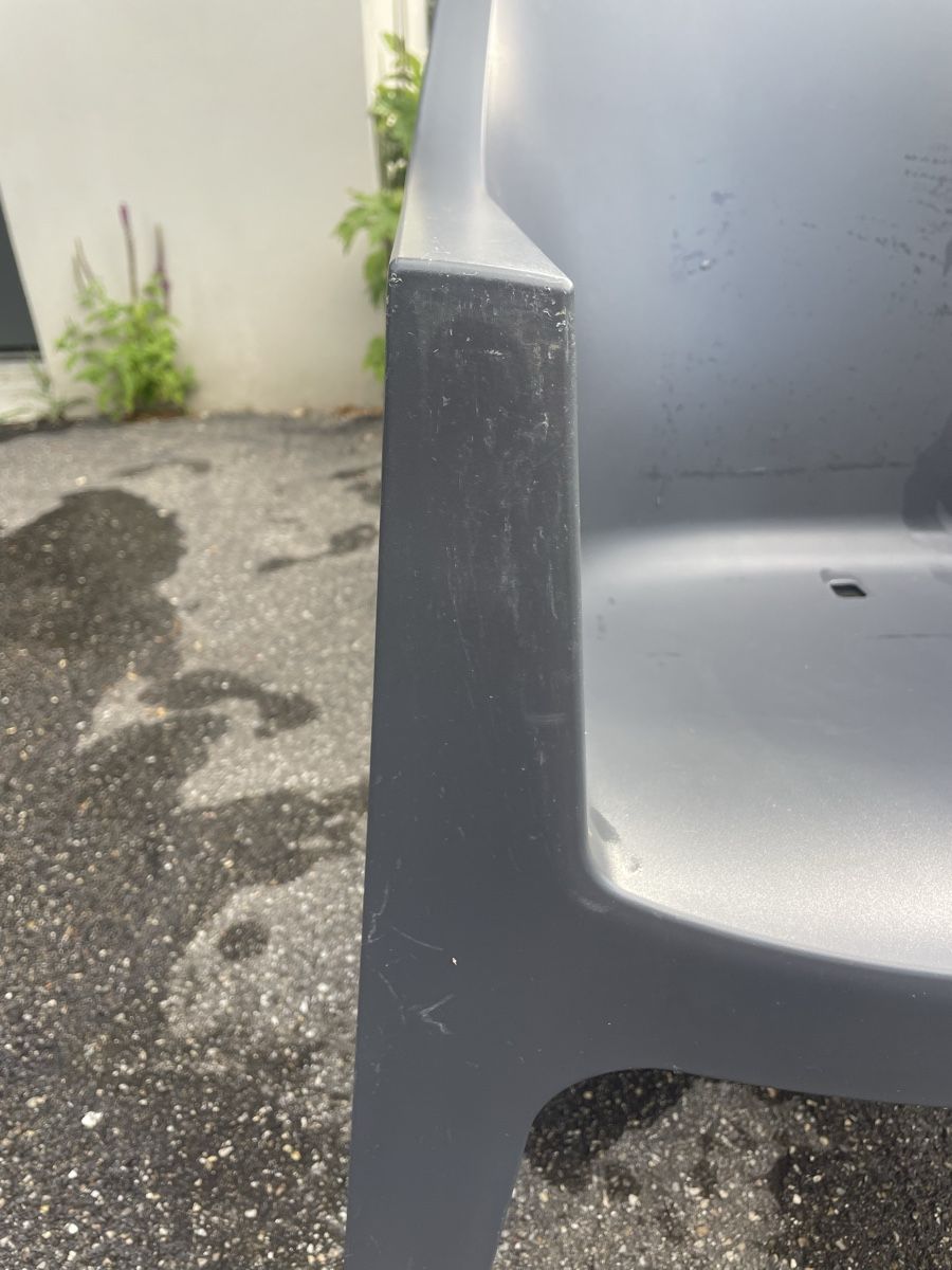 Sedie: 6x Scab Design Stapelsessel Coccolona, Grau – Usato da Grenchen venduto da nudj1 3