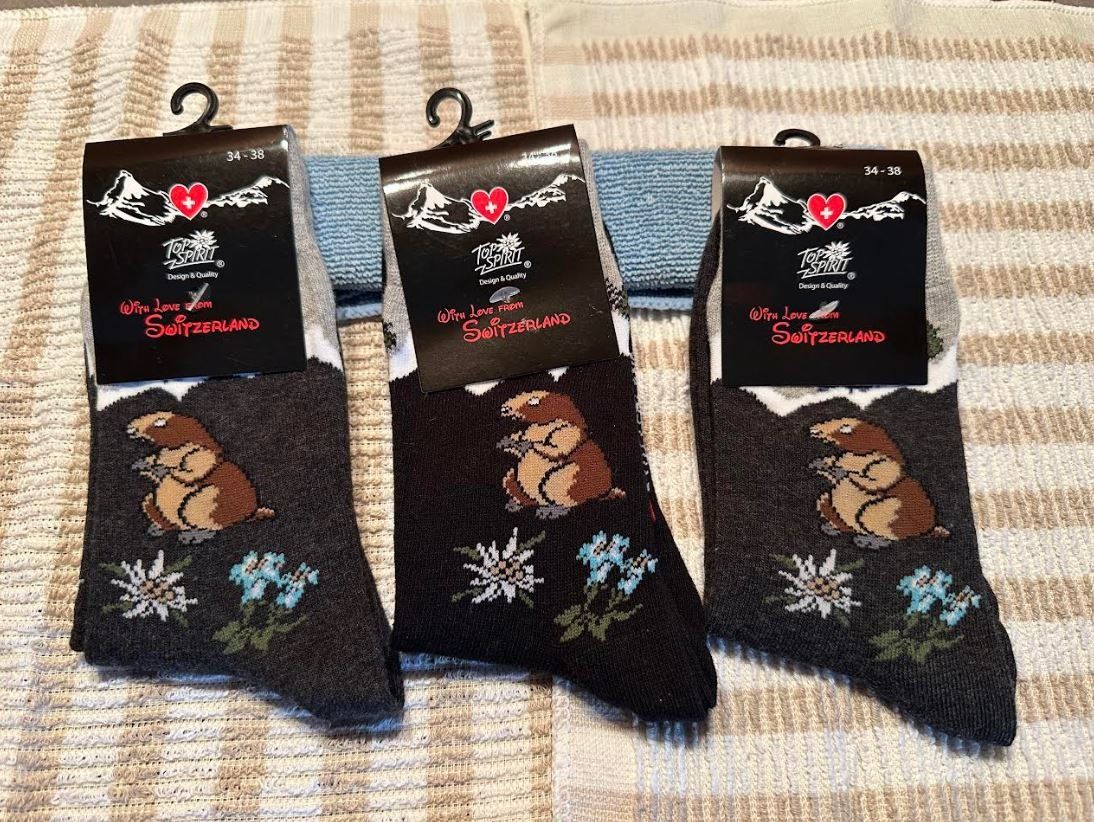 Calze: Murmeltier Socken 3-Paar – Nuovo e nell'imballaggio originale da Ried-Brig venduto da V8_Andy