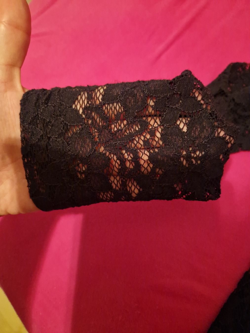 Camicette: Elegante Bluse aus Spitze, Schwarz,  M – Nuovo (secondo la descrizione) da Ebikon venduto da kov_9vqb 2