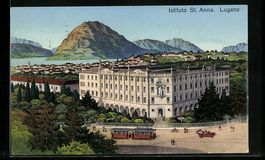 Lugano, Istituto St. Anna, Strassenbahn