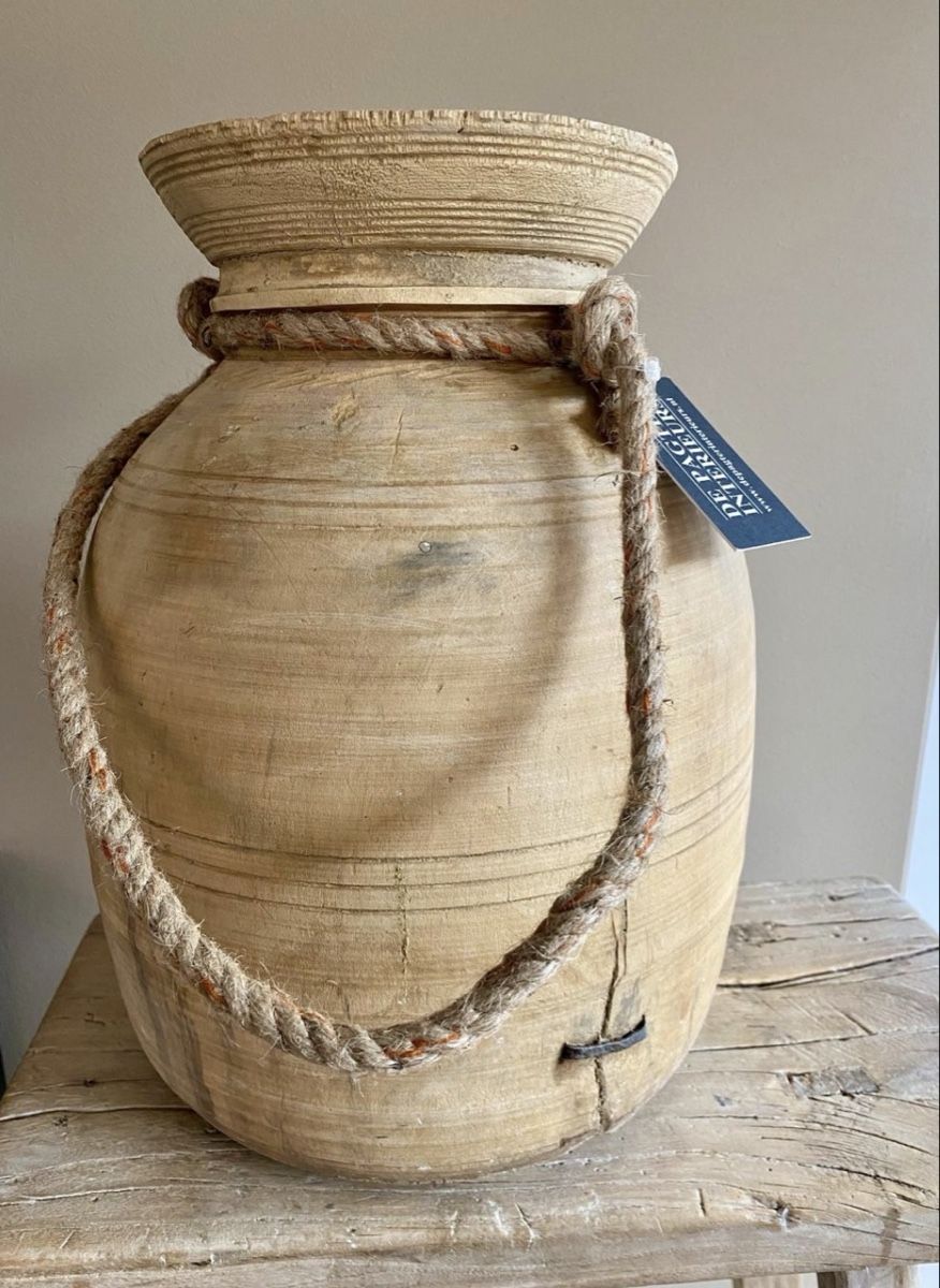Vasen & Gefässe: Rustikale Holzvase, handmade  – Neu und originalverpackt aus Küsnacht ZH von and_k8kb