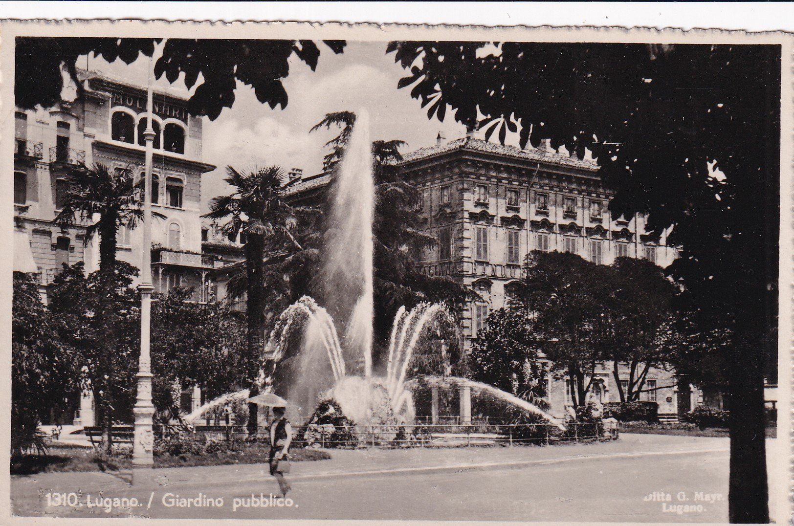 Cartoline postali: Lugano / Giardino publico – Usato da Cormoret venduto da Pascalll2001