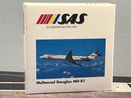 SAS McDonnell Douglas MD-81 Model Flugzeug ✈️1:500
