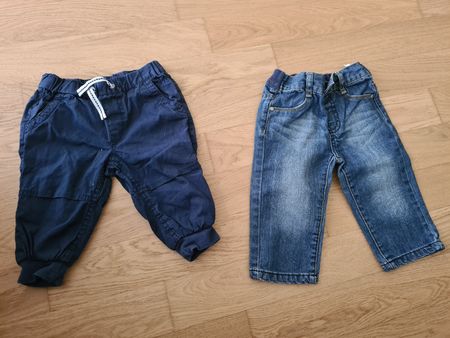 2 Hosen, Mon Coeur Jeans Grösse 68