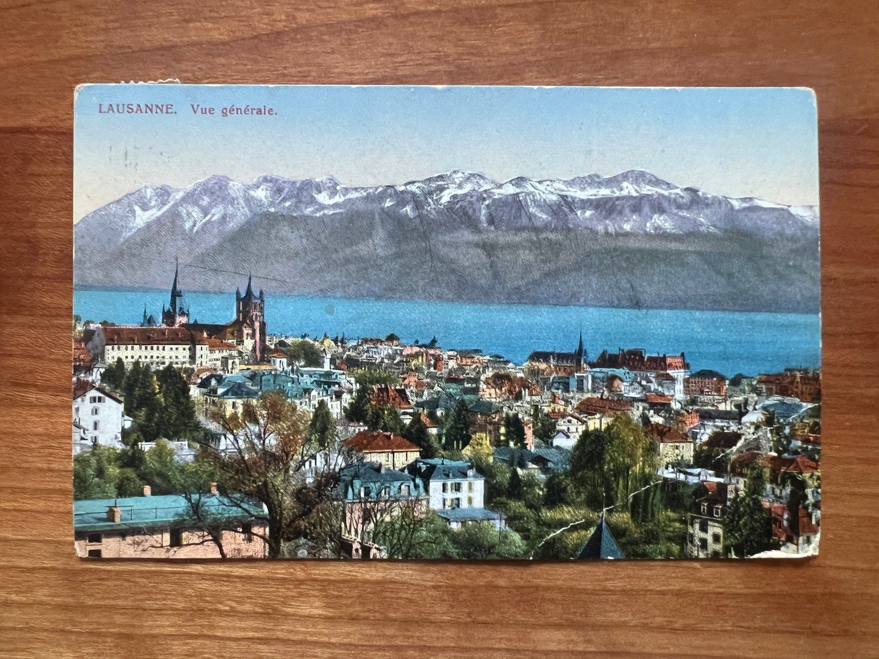 Ansichtskarten: AK    1925   Lausanne   (G1823) – Gebraucht aus Hinwil von Sidi4
