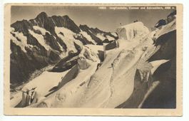 JUNGFRAUBAHN Eismeer und Schreckhorn Bergsteiger - gel. 1913