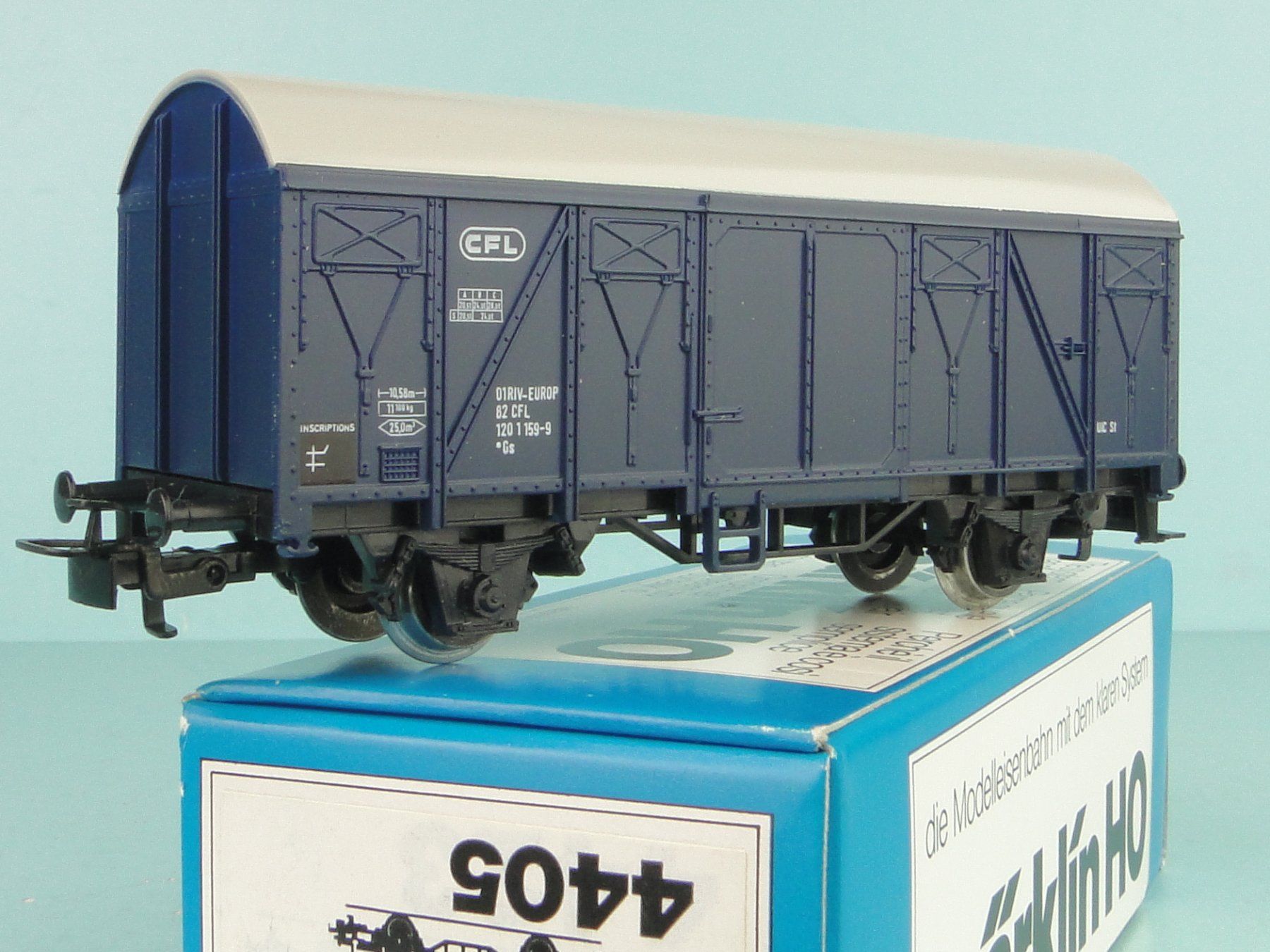 Märklin Modellini di ferrovie: Märklin 4405 CFL Güterwagen, NEU – Usato da Bülach venduto da cann11