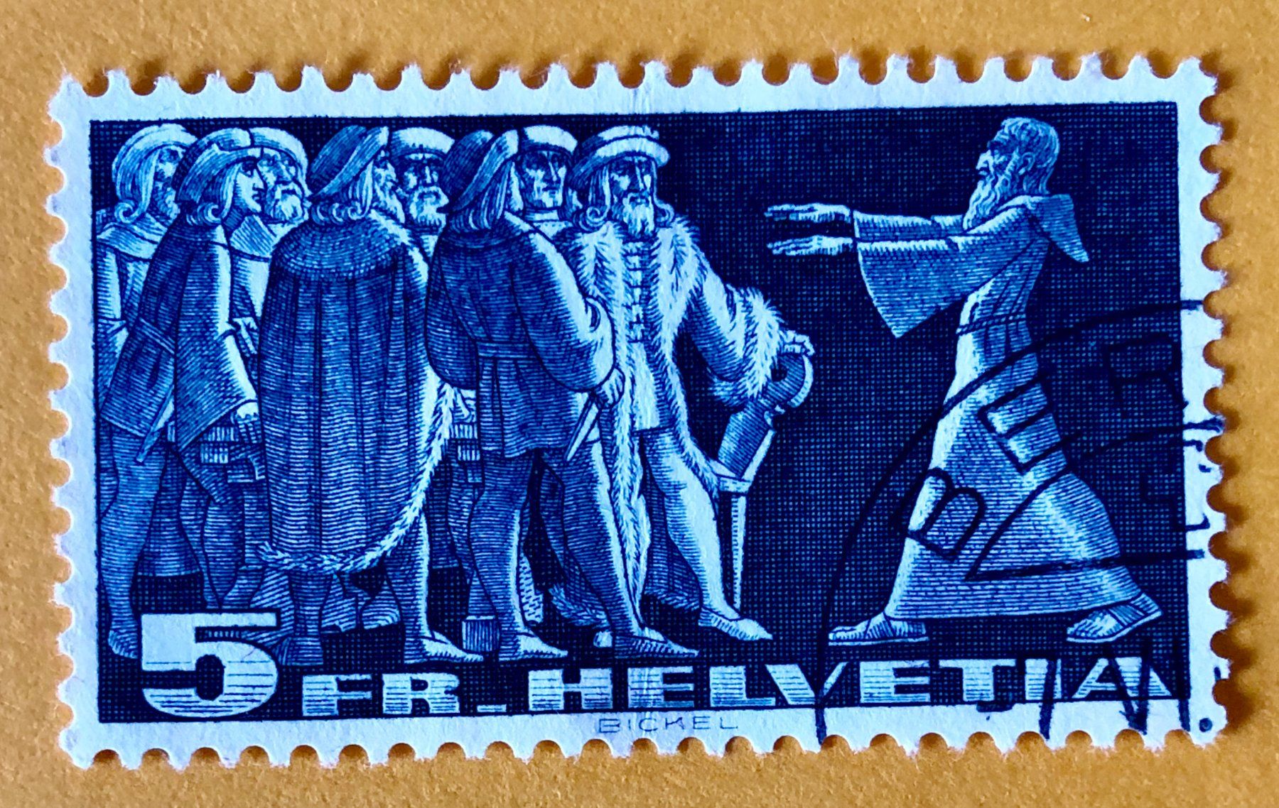 Tutti i francobolli: Nr.217 GESTEMPELT Tagsatzung zu Stans 1938   – Usato da Aarau venduto da Billa007