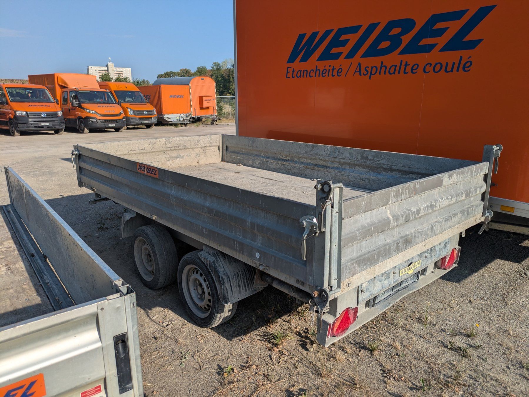 Humbaur Anhänger: Anhänger HUMBAUR HTK 3500 – Gebraucht aus Flamatt von WeibelAG