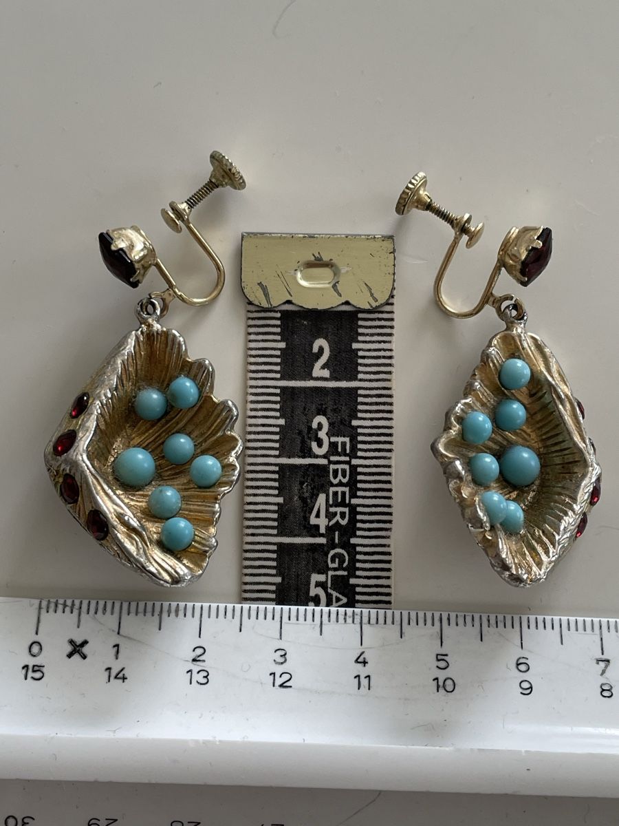 Orecchini pendenti & Orecchini a lobo: Vintage Ohrstecker in Muscheln Form – Usato da Winterthur venduto da tat_ky5h 1
