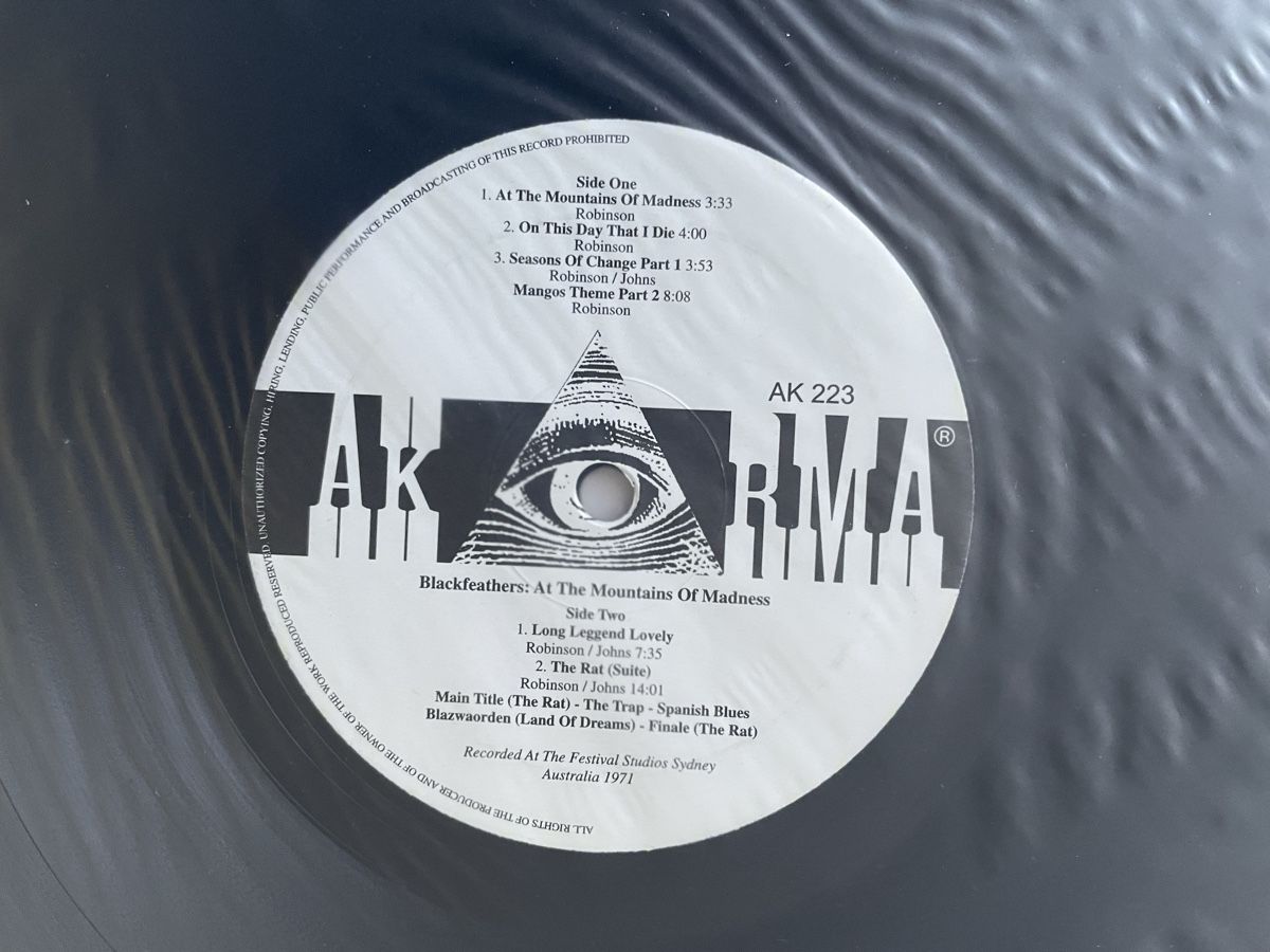 Schallplatten: Blackfeather - AKARMA - Vinyl LP – Gebraucht aus Olten von Bluespapst 3