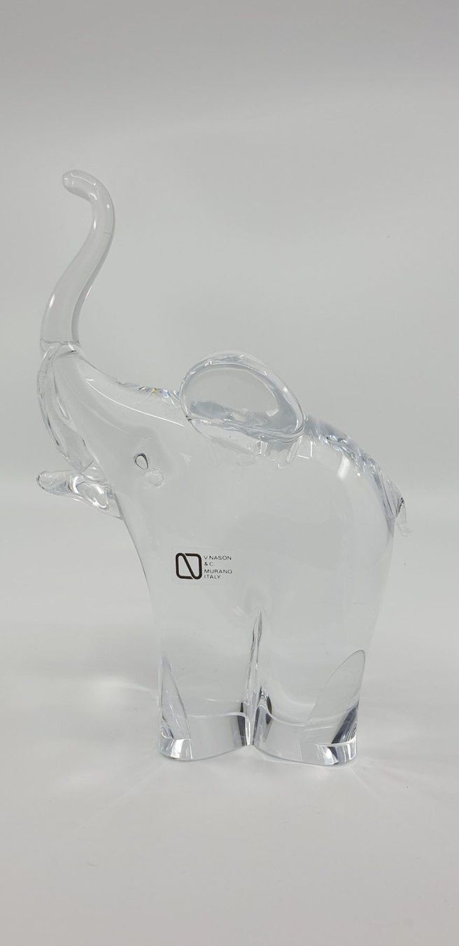 Murano Figuren: Elefant V. Nason & C. Murano Italy – Gebraucht aus Emmen von magelan
