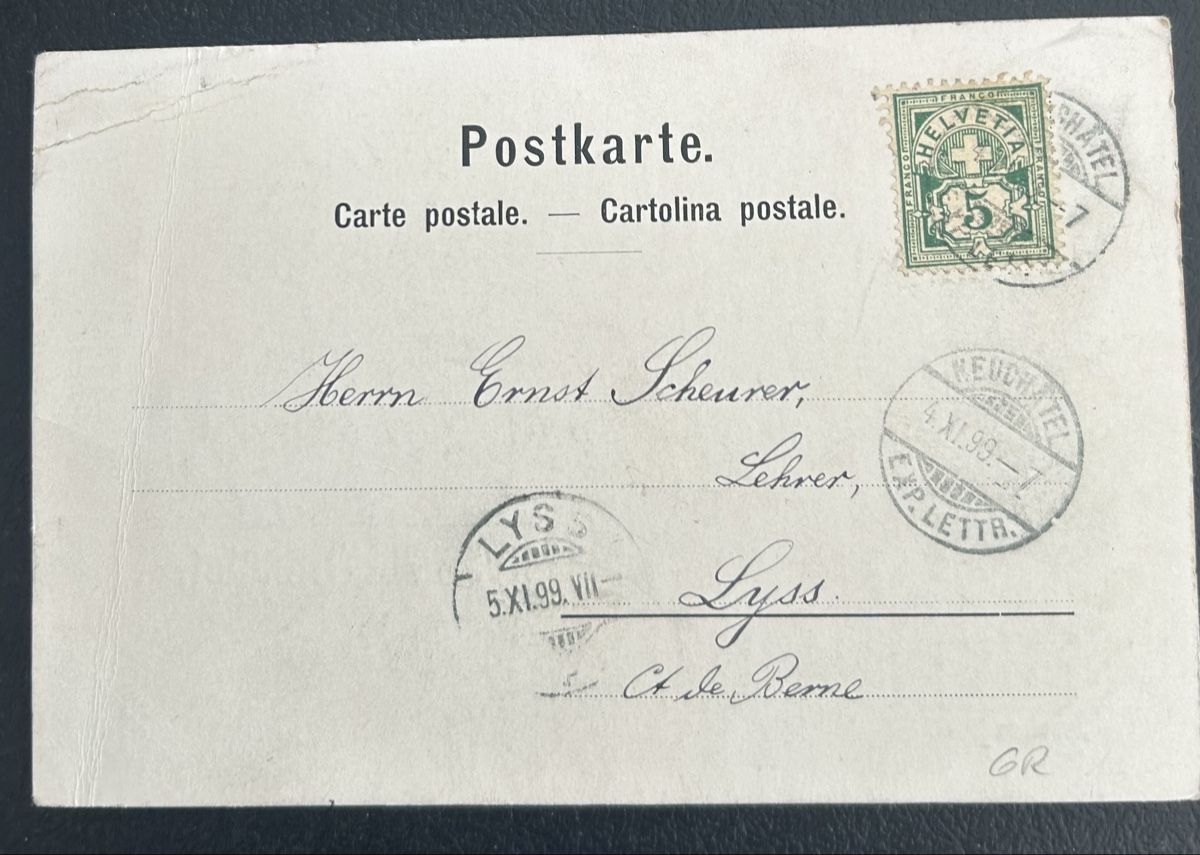 Cartoline postali: Gruss aus Bergün 1899 – Usato da Horw venduto da Tellbub 1