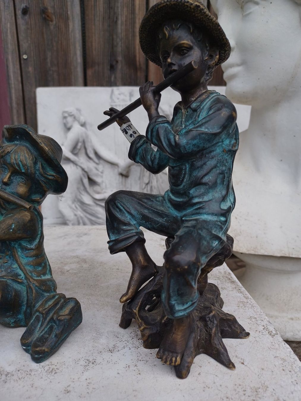 Statuette: Flötenspieler Bronze – Nuovo (secondo la descrizione) da Wangen a.Aare venduto da Schneckenparadies 2